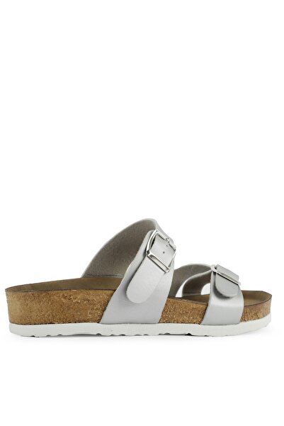 Slazenger Dámské pantofle stříbrné Sa11sk014