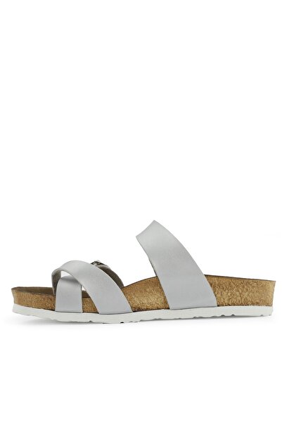 Slazenger Dámské pantofle stříbrné Sa11sk014