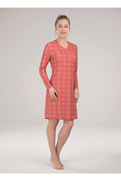 Blackspade قميص نوم نسائي بأكمام طويلة 50072