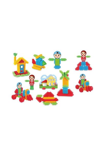 DEDE 120 Pieces Cactus Blocks in Plastic Box Lego 03324