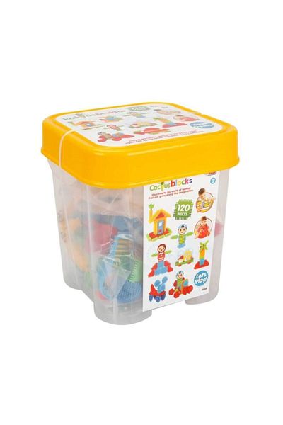 DEDE 120 Pieces Cactus Blocks in Plastic Box Lego 03324