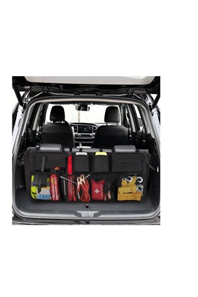 Ankaflex Oto 8 Cepli Bagaj Çantası Yer Kaplamayan Araba Eşya Çantası Araç Bag...