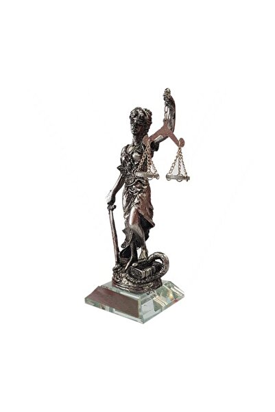 MERTKRİSTAL Adalet Terazısı Sılver