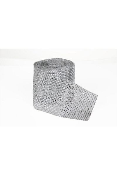 Aker Hediyelik 1.5m Silver Strass Pit 24 Pieces Strip Plastic Flashy Stones Decoration Stone Material