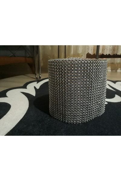 Aker Hediyelik 1.5m Silver Strass Pit 24 Pieces Strip Plastic Flashy Stones Decoration Stone Material