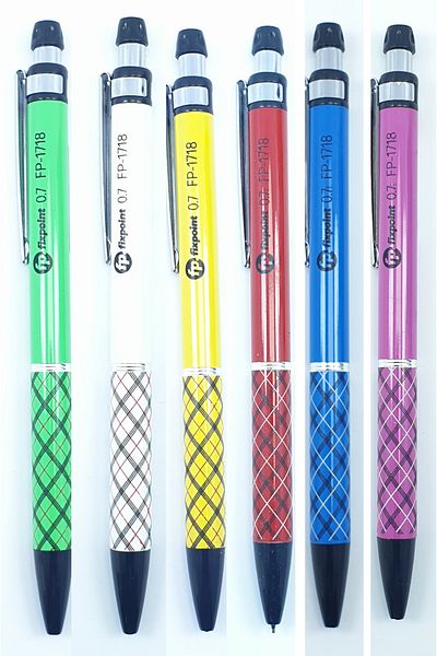 FixPoint Versatil Pen Metal Eraser Tip Pen 0.7 Mm 6 Pieces