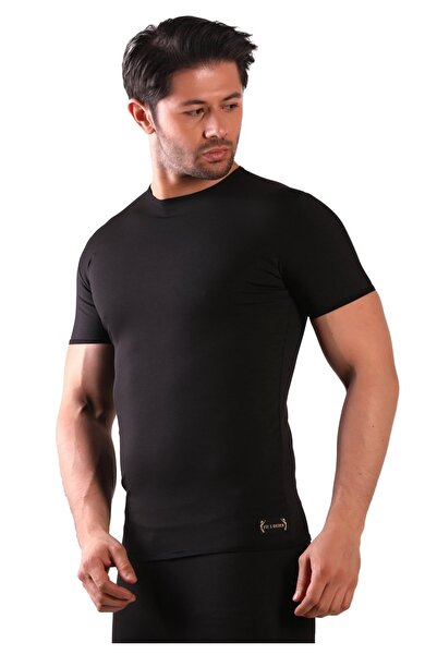 vuvutasarım Plus Size Fat Burning Slimming Sauna Thermal Suit Κοντομάνικο μπλουζάκι και κολάν ανδρικό σετ