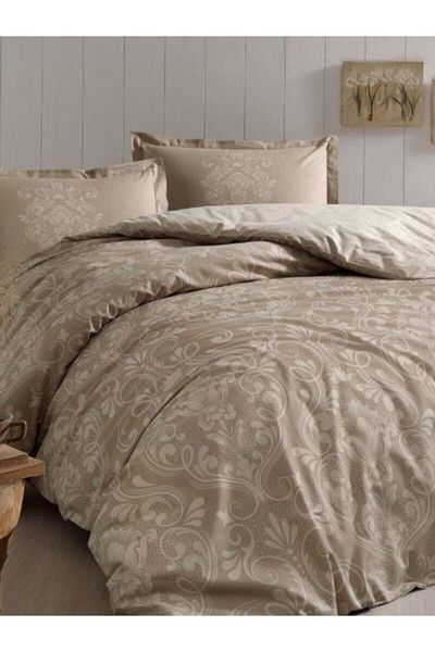 Özdilek Double Duvet Cover Set Antic Beige