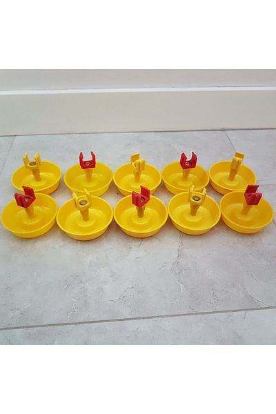 Cosartavukculuk Turkey Duck Goose Nipple Water Bowl 25 Pieces Wide Spring Bowl
