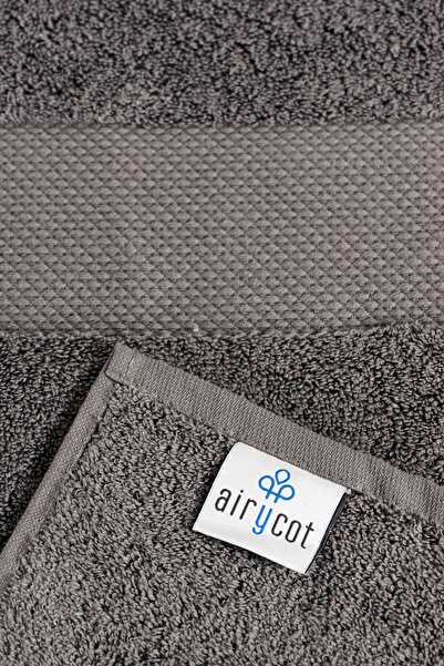 AİRYCOT Темно-сірий рушник для ванної кімнати 90x165