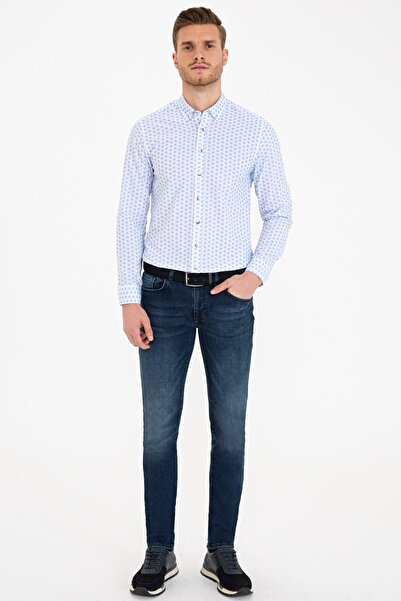 Pierre Cardin Açık Mavi Slim Fit Gömlek