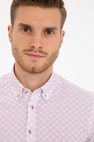 Pierre Cardin Cămașă portocalie slim fit