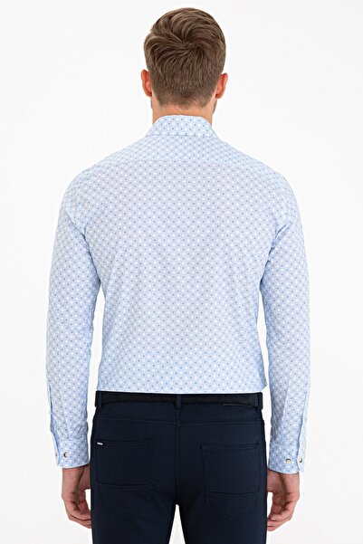 Pierre Cardin Mavi Slim Fit Gömlek