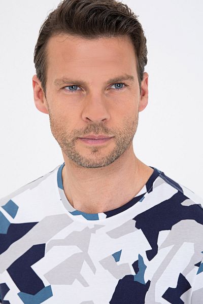 Pierre Cardin Σκούρο μπλε Slim Fit Crew Neck T-shirt