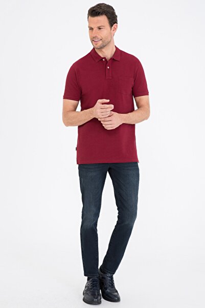 Pierre Cardin Μπλουζάκι με κανονική εφαρμογή Claret Red Polo λαιμόκοψη