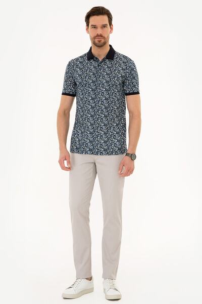 Pierre Cardin Μπλουζάκι Polo Neck Slim Fit Navy Blue