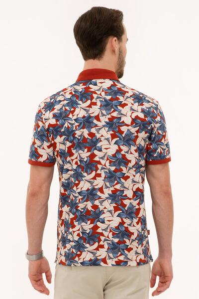 Pierre Cardin Μπλουζάκι με λαιμόκοψη Polo Slim Fit Tile