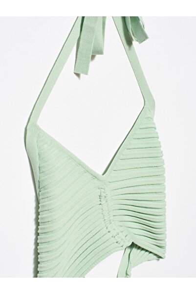 Dilvin 1011 šněrovací úplet na zádech Bustier-mint