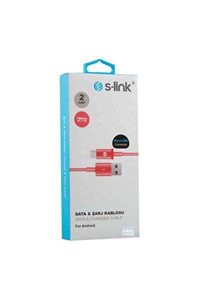 S-LINK Smg-145 Pink Data Ve Şarj Kablosu For Android