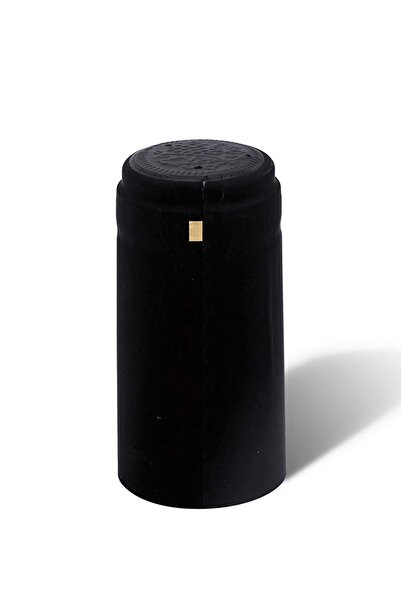 yeni11 100 Adet Kapşon Siyah 30,5X60 mm  Şarap Şişesi Kapatma