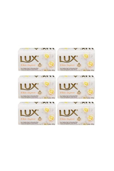 LUX Soap 80gr White Impress 80gr X Set of 6 - 480gr