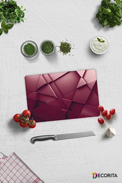 Decorita نوبل كلاريت ريد |   لوح تقطيع الزجاج - لوح تقطيع الزجاج |   20 سم × ...