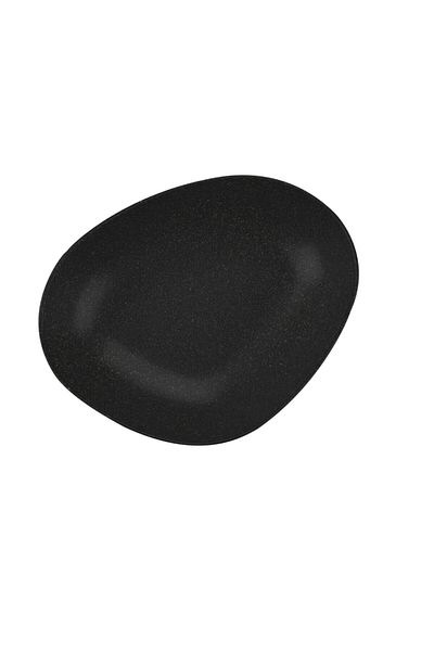 Kütahya Porselen Galaxy 2-Piece 25 cm Anthracite Pit Plate Mat