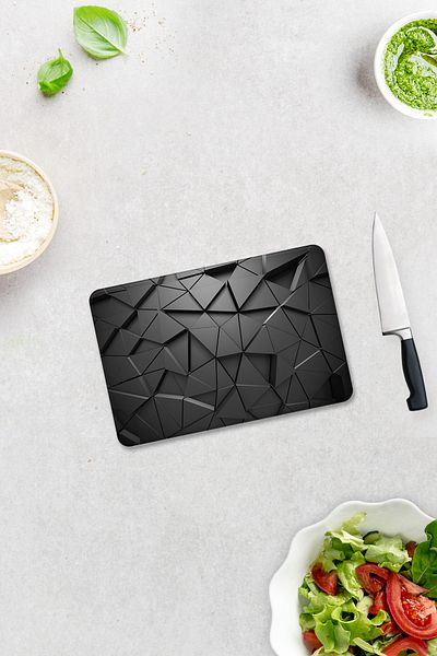 Decorita Anthracite Crystal |   Glass Cutting Board - Glass Cutting Board |   20cm X 30cm