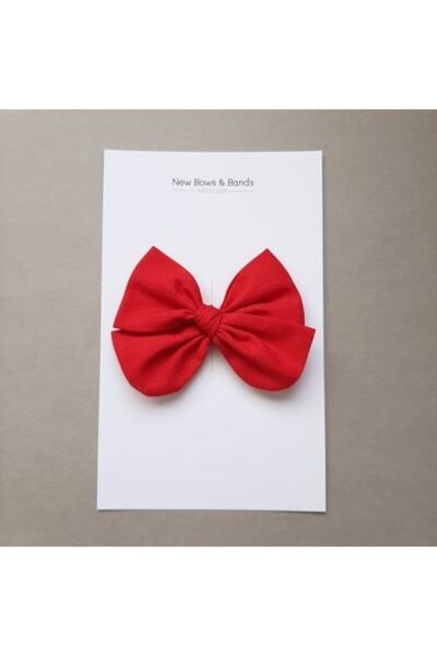 NEW BOWS BANDS Girl And Baby Red Buckle