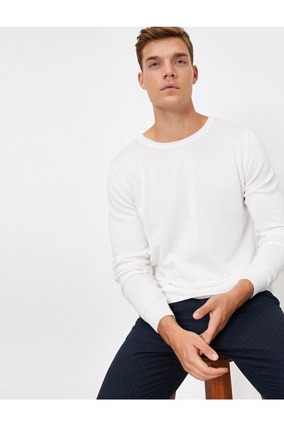 Koton Men's Crew Neck Sweater
