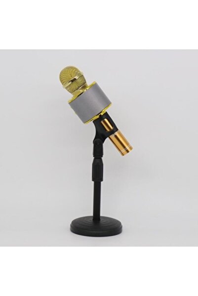 Genel Markalar Metal Ayaklı Masaüstü Mikrofon Ayaklığı Karaoke Mikrofon Tutucu Stand Model : AL2323