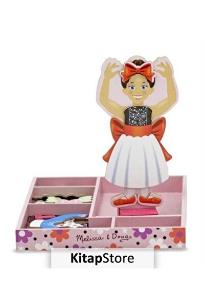 Melissa & Doug Ahşap Mıknatıslı Giydirme - Balerin Nina (3+ Yaş) / (md003554)