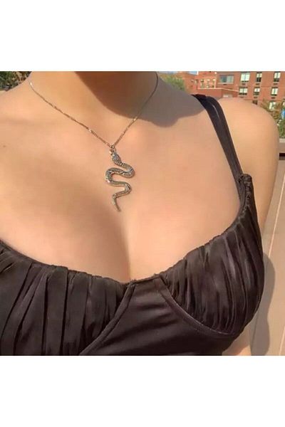 Köstebek Snake Necklace