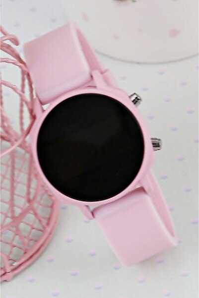 Ct C&t Powder Pink Led Young Model Women's Wristwatch - Summer Trend Model