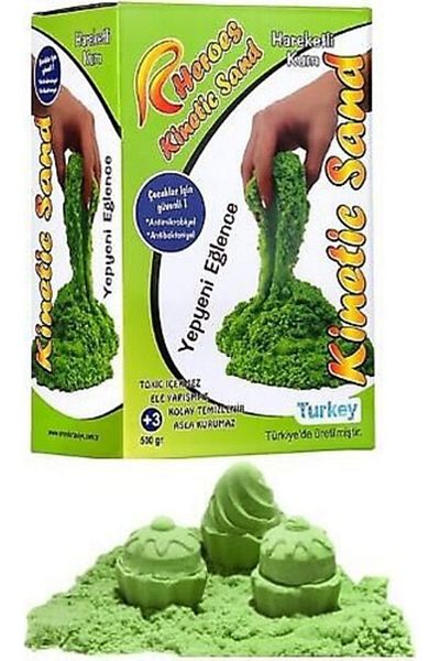 TML Green Kinetic Sand 500gr + Mold