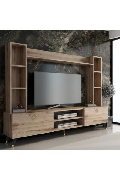 MOBİLYA GEZEGENİ Mercy Gold Tv Ünitesi 180 Cm Çırağan
