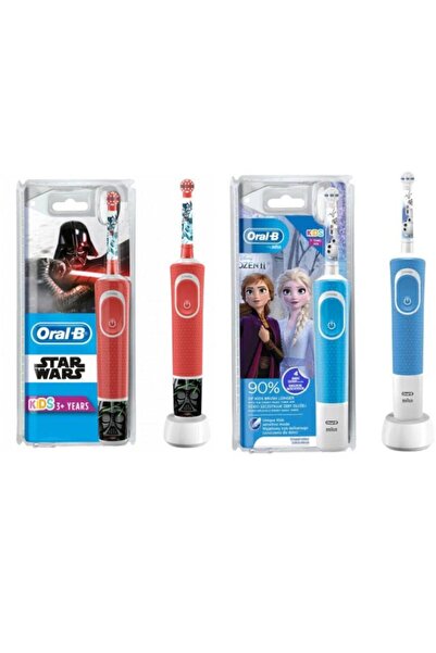 Oral-B Frozen Çocuk Şarj Edilebilir Diş Fırçası 3+ Yaş , Şarjlı Star Wars Çoc...