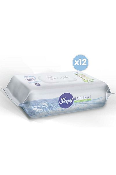 Sleepy Natural Baby Towel 12X60 + Diaper Cream 10 ml