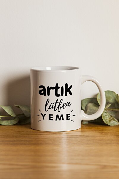 Generic Brand Porcelain - Iqra - Please Stop Eating Mug Mug Cup Machine Washa...