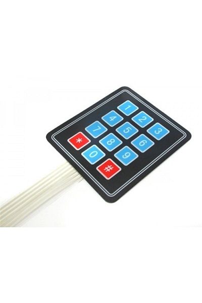 Diyotlab 3x4 Membrane Keypad