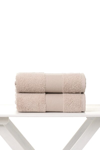 AİRYCOT Бежевий 70x150 Набір з 2 рушників для ванної кімнати