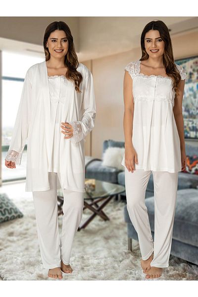 Effort Pijama طقم بيجامة للحوامل باللون الفوشيا من Effort مع ثوب نوم 2301