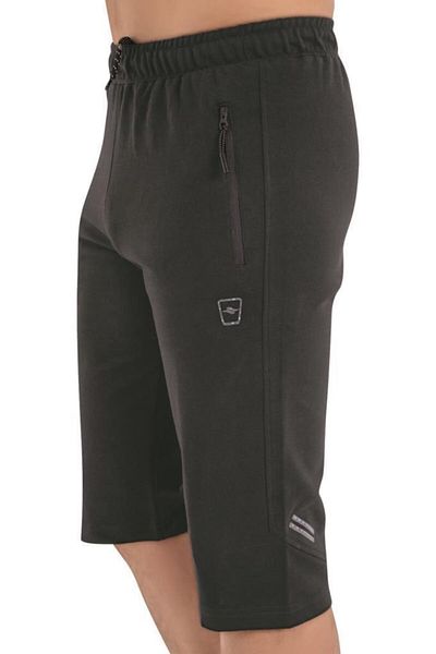 Crozwise Men's Anthracite Cotton Capri 8031-06