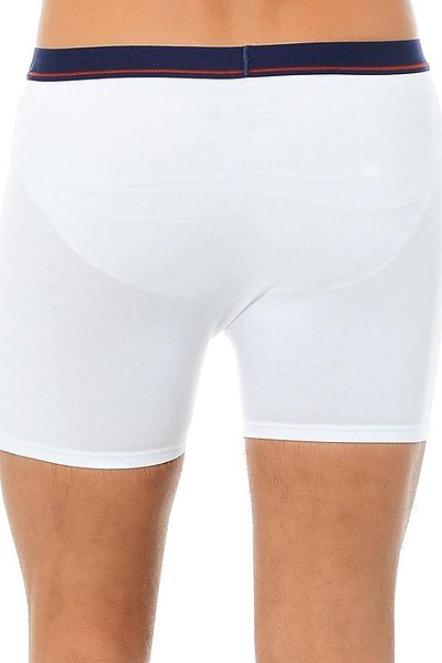 Kom Ανδρικό λευκό Sportsman Koton Modal Long Leg Boxer