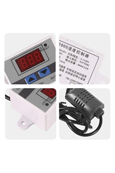Arduino Xh-w3005 220v Dijital Nem Kontrol Kuluçka Termostat Kuluçka Sera