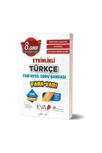 Kva Yayınları Koray Varol Yayınları 8. Sınıf Etkinlikli Türkçe Yeni Nesil Sor...