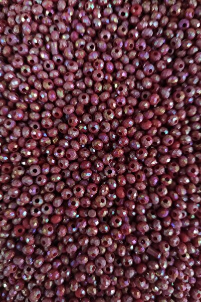 platin hediyelik 100 грама 6 мм пластмасови кристални мъниста с цвят череша