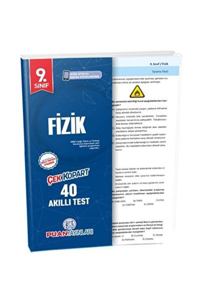Puan Yayınları 9. Sınıf Fizik Çek Kopar Test