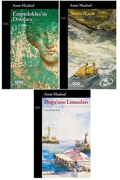 Yapı Kredi Yayınları Amin Maalouf 3 Kitap Set Empedoklesin Dostları / Semerka...