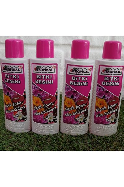 Doğalsan Tarım Bitki Besini 4 Adet 225 Ml Çiçekli Bitkilere Özel Çiçek Açtıra...